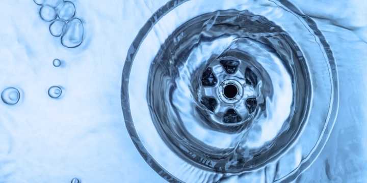 sink with water