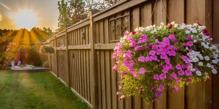 fence in yard tick control